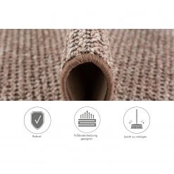 Top Square Tapis Newport - Marron clair - 67 x 250 cm -Tapis Soldes Boutique 1000257639 211201 150251001228 ICON DETAILS P000000001000257639 icon seal