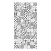 Contento Tapis de couloir Matteo Mosaik I - Gris - 70 x 140 cm