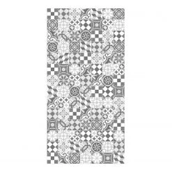 Contento Tapis de couloir Matteo Mosaik I - Gris - 70 x 140 cm