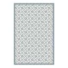 Contento Tapis en vinyle Matteo Carrelage I - Vinyle - Bleu - 118 x 180 cm