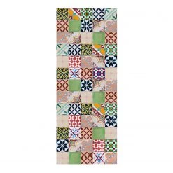 Contento Tapis de couloir Matteo Mosaïque I - 70 x 180 cm