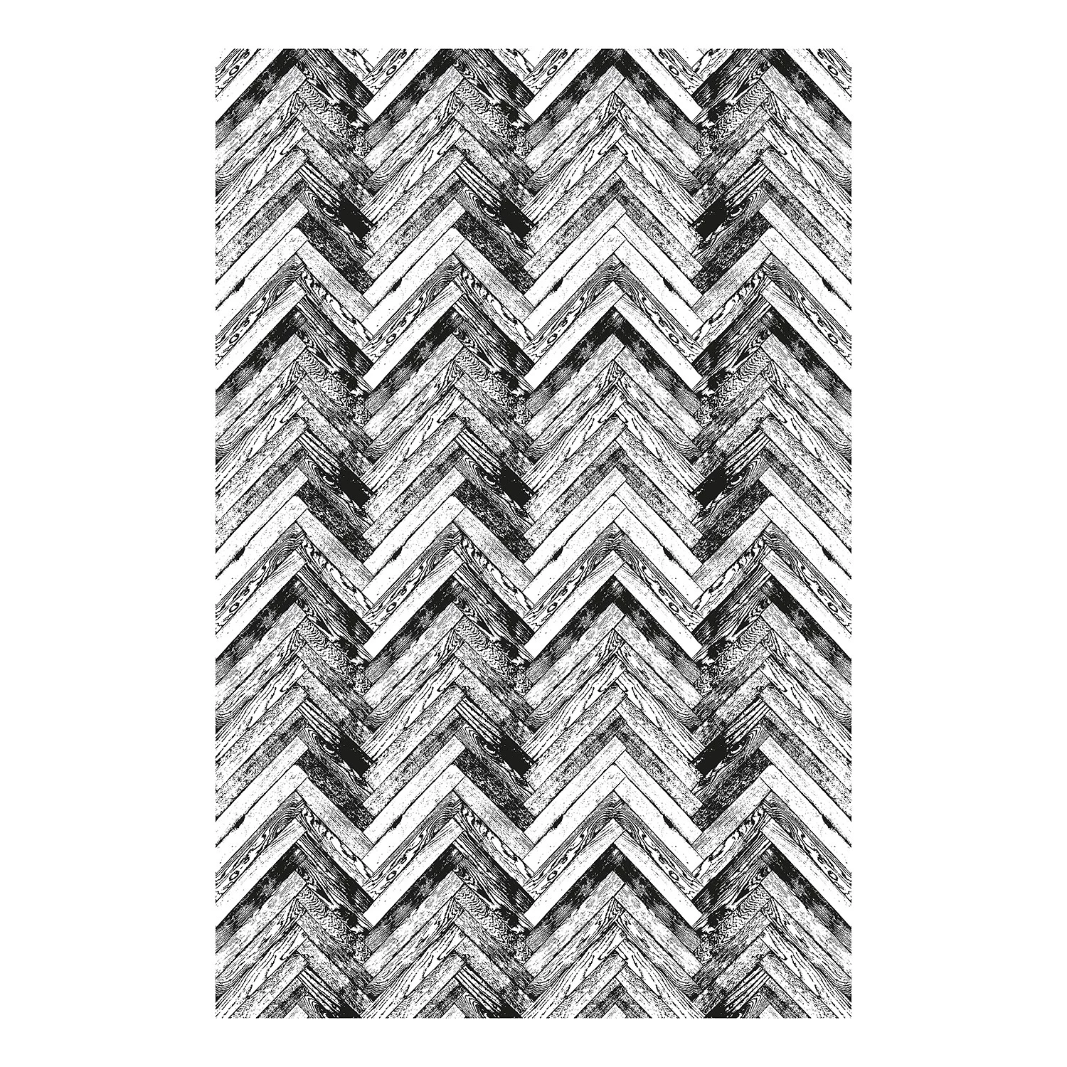 Contento Tapis en vinyle Matteo Natural - Vinyle - Noir - 118 x 180 cm 3 Contento Tapis en vinyle Matteo Natural - Vinyle - Noir - 118 x 180 cm