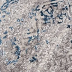 Astra Tapis Noa IV - Tissu mélangé - Bleu - 133 x 190 cm -Tapis Soldes Boutique 1000260691 210422 08104900185 DETAILS P000000001000260691