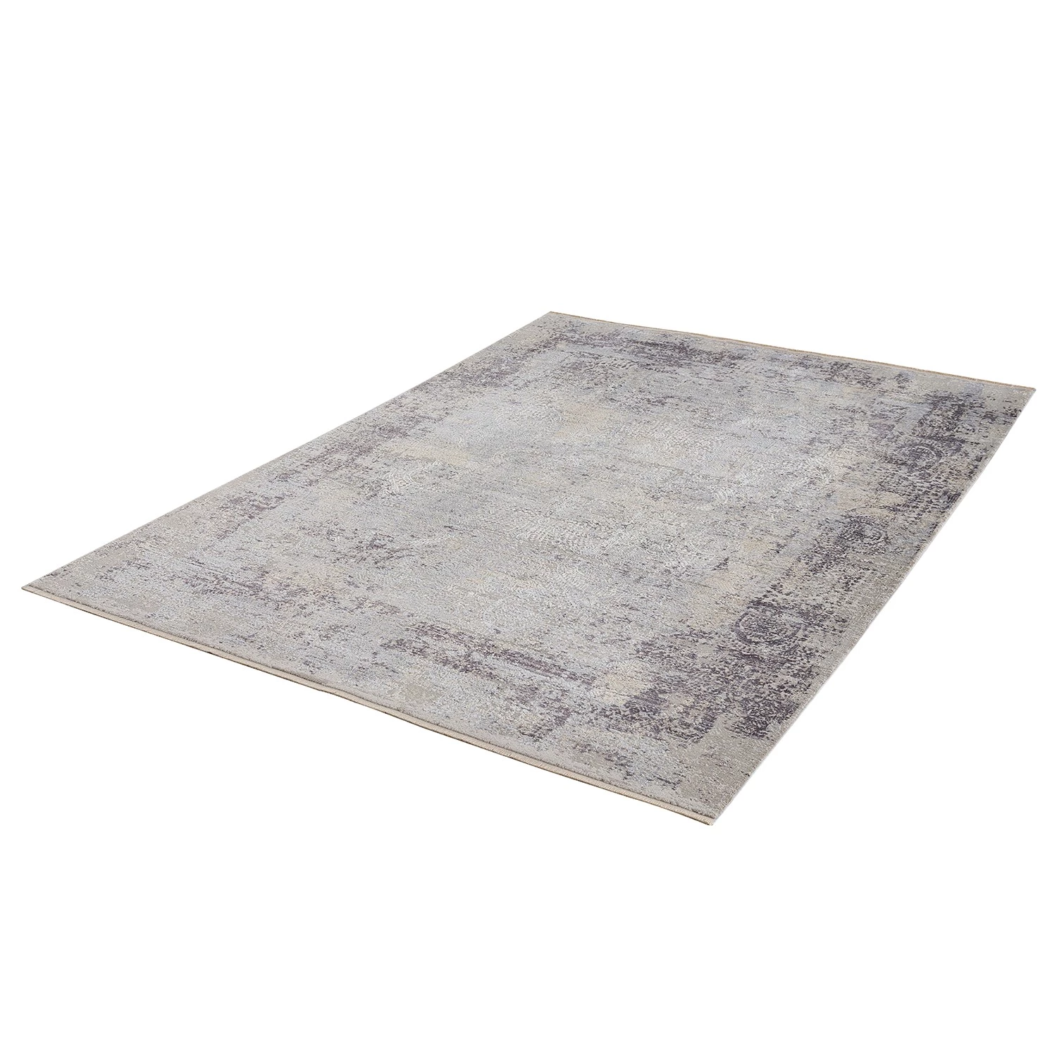 Astra Tapis Mona IV - Tissu mélangé - Anthracite / Argenté - 133 x 190 cm 5 Astra Tapis Mona IV - Tissu mélangé - Anthracite / Argenté - 133 x 190 cm – Image 3