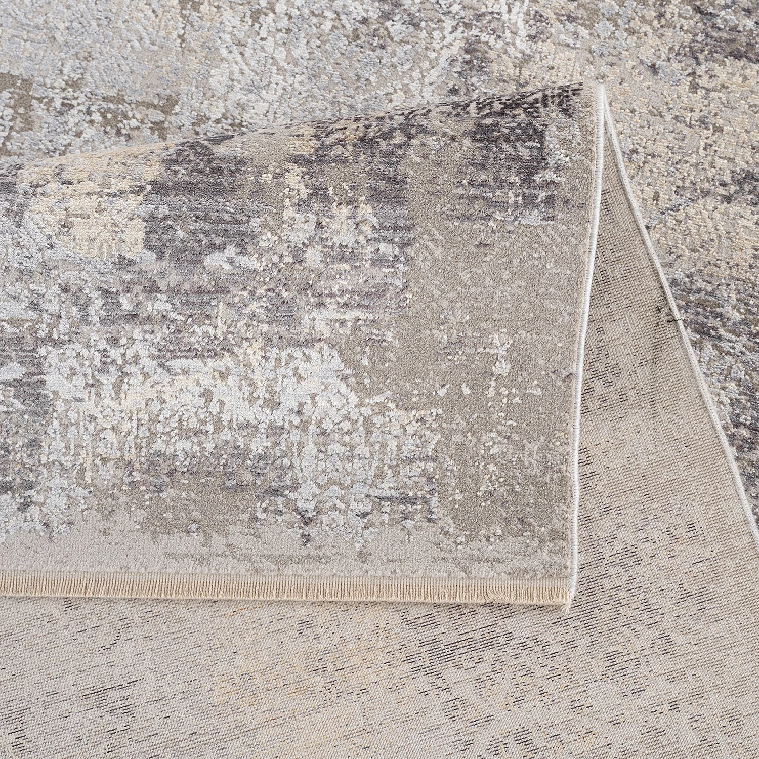 Astra Tapis Mona IV - Tissu mélangé - Anthracite / Argenté - 133 x 190 cm 8 Astra Tapis Mona IV - Tissu mélangé - Anthracite / Argenté - 133 x 190 cm – Image 6