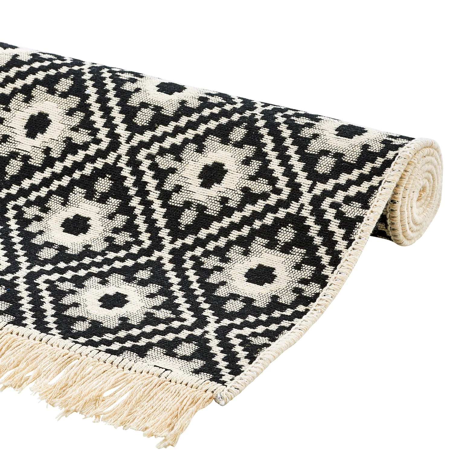 Done.® Tapis Korfu - Coton / Chenille de polyester - Multicolore - 160 x 250 cm 4 Done.® Tapis Korfu - Coton / Chenille de polyester - Multicolore - 160 x 250 cm – Image 2