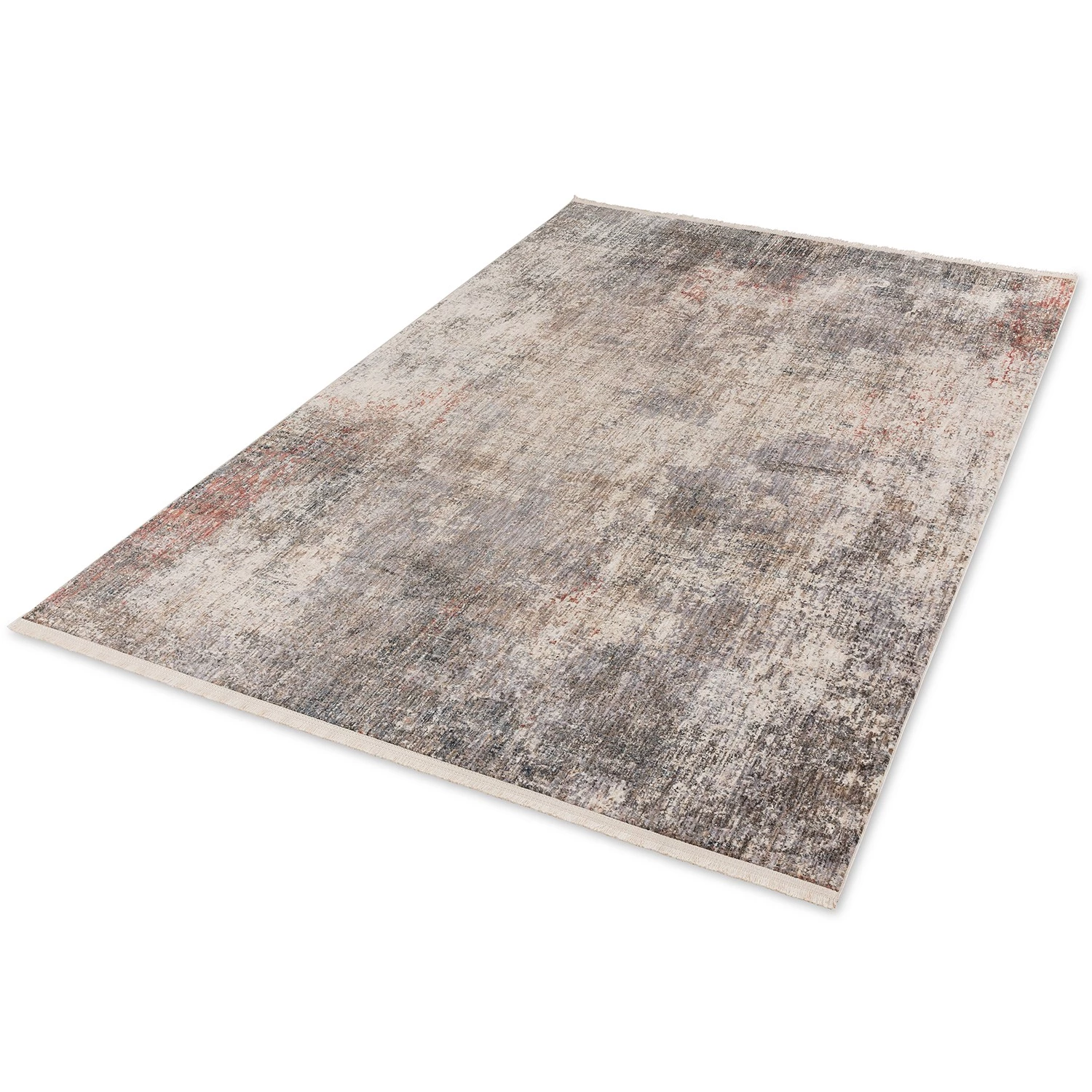 Astra Tapis Ana I - Fibres synthétiques - Argenté / Beige - 80 x 150 cm 4 Astra Tapis Ana I - Fibres synthétiques - Argenté / Beige - 80 x 150 cm – Image 2