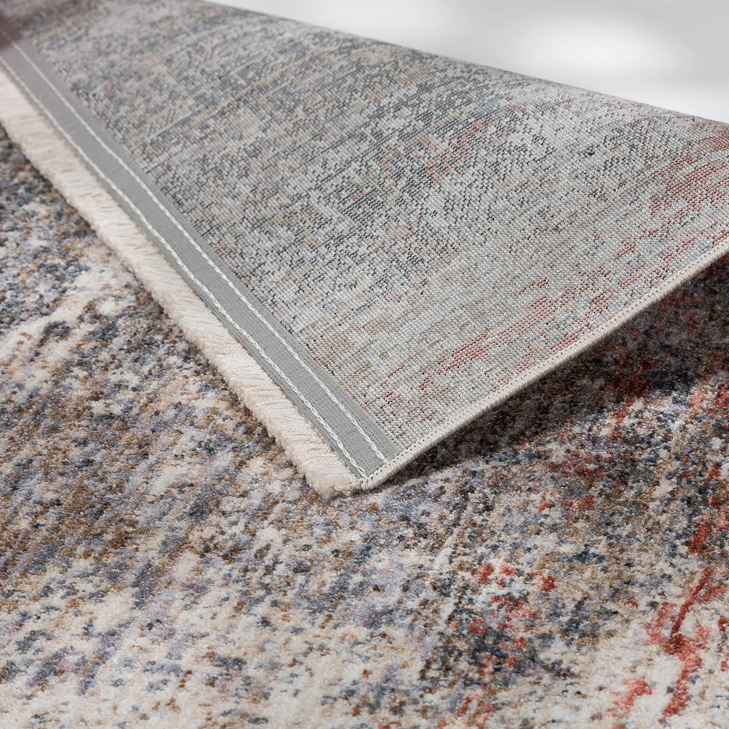 Astra Tapis Ana I - Fibres synthétiques - Argenté / Beige - 80 x 150 cm 7 Astra Tapis Ana I - Fibres synthétiques - Argenté / Beige - 80 x 150 cm – Image 5