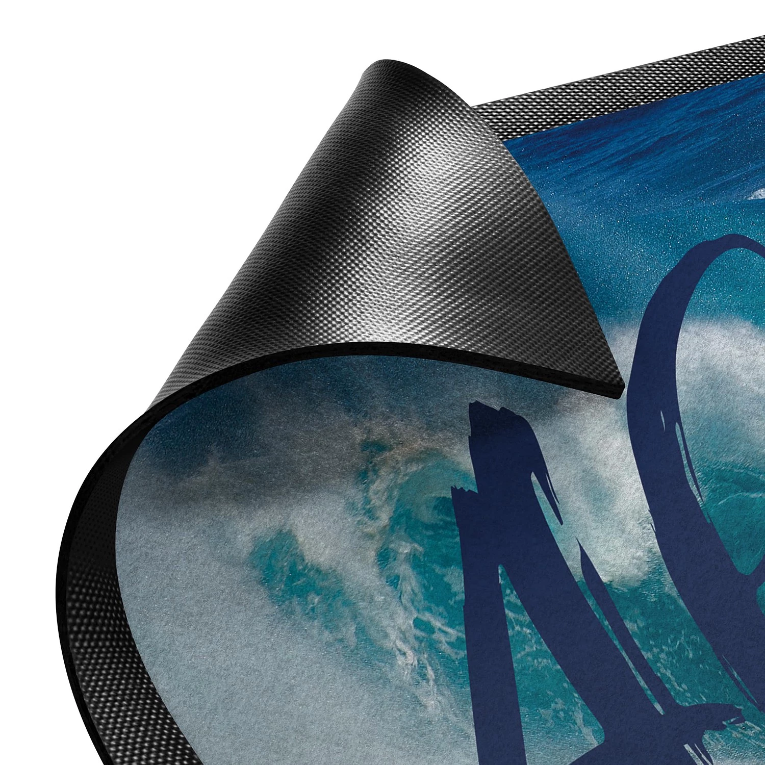 Bilderwelten Paillasson Aloha - Tissu mélangé - Bleu - 85 x 60 cm 5 Bilderwelten Paillasson Aloha - Tissu mélangé - Bleu - 85 x 60 cm – Image 3