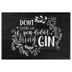 Bilderwelten Paillasson - Dont come in - Tissu mélangé - Noir - 60 x 40 cm