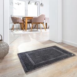 Barbara becker home passion Paillasson Square - Polyamide - Gris foncé - 67 x 110 cm -Tapis Soldes Boutique 1000263935 210506 15202100415 MOOD DETAILS P000000001000263935 mood