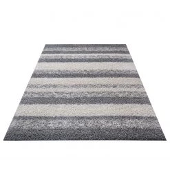 Top Square Tapis épais Tranholm - Fibres synthétiques - Gris / Crème - 140 x 200 cm -Tapis Soldes Boutique 1000264370 210505 11195700385 DETAILS P000000001000264370