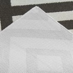 Top Square Tapis intérieur / extérieur Saal - Fibres synthétiques - Ivoire / Gris - 80 x 150 cm -Tapis Soldes Boutique 1000267772 220314 045 DETAILS P000000001000267772