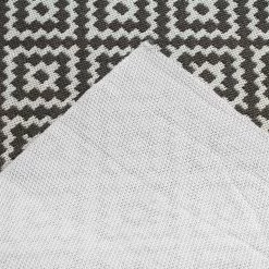 Top Square Tapis intérieur / extérieur Dunlop - Fibres synthétiques - Ivoire / Gris - 140 x 200 cm -Tapis Soldes Boutique 1000267775 220314 045 DETAILS P000000001000267775