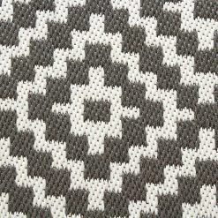 Top Square Tapis intérieur / extérieur Dunlop - Fibres synthétiques - Ivoire / Gris - 140 x 200 cm -Tapis Soldes Boutique 1000267775 220314 050 DETAILS P000000001000267775