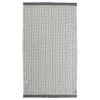 Top Square Tapis intérieur / extérieur Loki - Fibres synthétiques - Ivoire / Gris - 190 x 290 cm