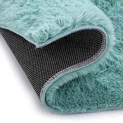 FLHF Tapis de couloir Lovika - Polyester - Turquoise - 50 x 200 cm -Tapis Soldes Boutique 1000269639 210531 07023700565 DETAILS P000000001000269639