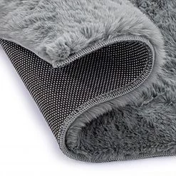 FLHF Tapis Lovika III - Polyester - Graphite - 50 x 80 cm -Tapis Soldes Boutique 1000269641 210531 07023900566 DETAILS P000000001000269641