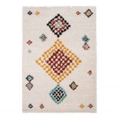 Top Square Tapis épais Montana I - Fibres synthétiques - 160 x 230 cm