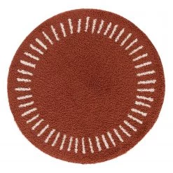 Top Square Tapis épais Montana IV - Fibres synthétiques - Cuivre