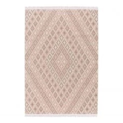 Top Square Tapis Harmony II - Fibres synthétiques - Beige - 120 x 170 cm