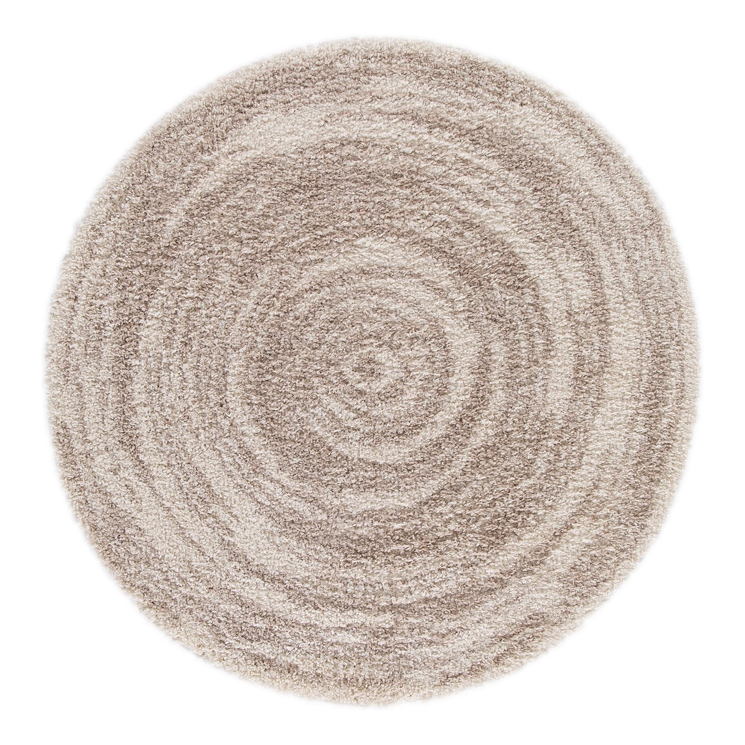 Top Square Tapis épais Callai - Fibres synthétiques - Blanc / Beige 3 Top Square Tapis épais Callai - Fibres synthétiques - Blanc / Beige