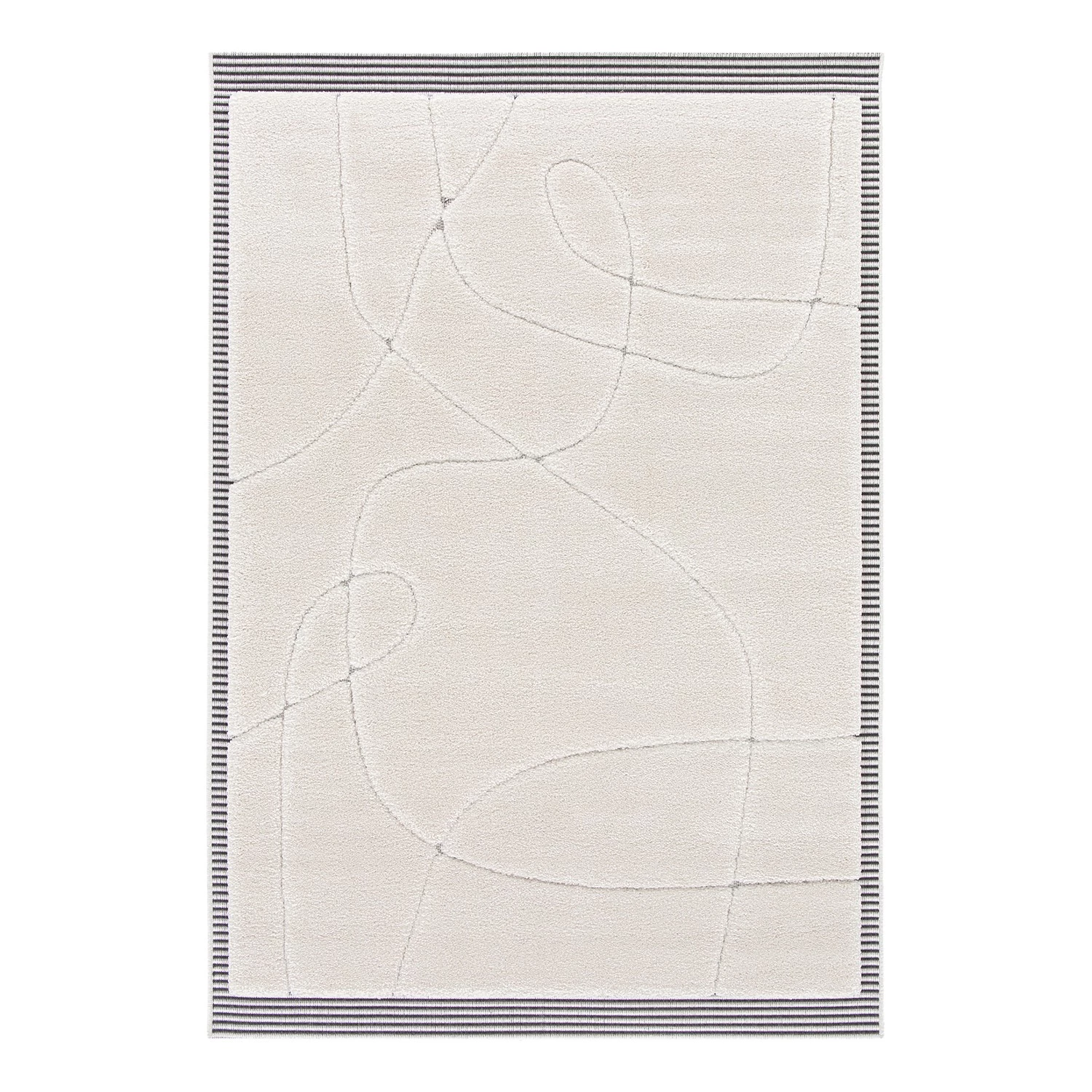 Top Square Tapis Estelle - Fibres synthétiques - Blanc 3 Top Square Tapis Estelle - Fibres synthétiques - Blanc