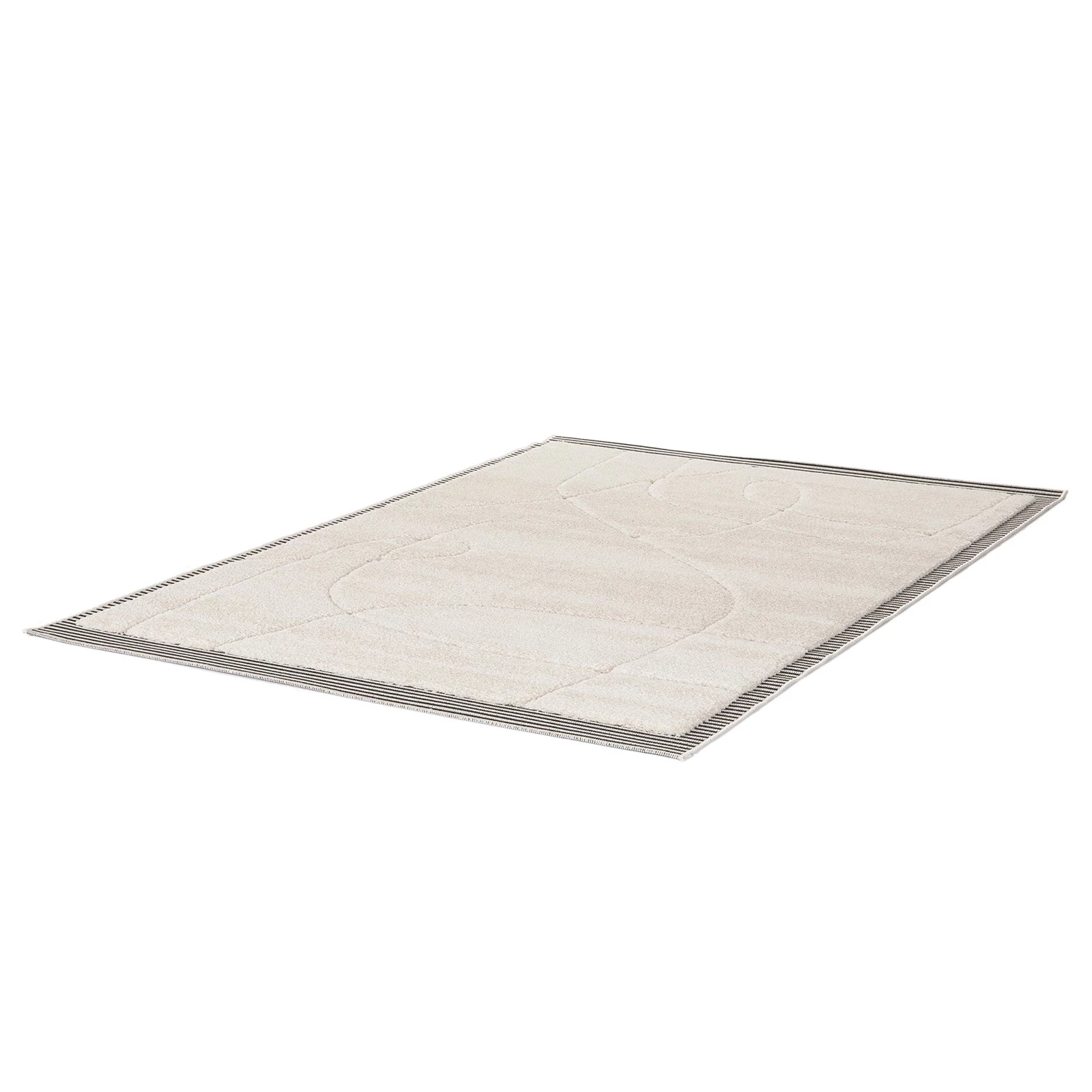 Top Square Tapis Estelle - Fibres synthétiques - Blanc 4 Top Square Tapis Estelle - Fibres synthétiques - Blanc – Image 2