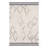 Top Square Tapis Fil - Fibres synthétiques - Blanc / Noir -Tapis Soldes Boutique 1000272975 210707 10204600576 IMAGE P000000001000272975
