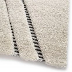 Top Square Tapis Jad - Fibres synthétiques - Blanc / Noir 13 Top Square Tapis Jad - Fibres synthétiques - Blanc / Noir -Tapis Soldes Boutique 1000272980 210707 10210900606 DETAILS P000000001000272980