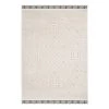 Top Square Tapis Emily - Fibres synthétiques - Blanc / Noir -Tapis Soldes Boutique 1000272984 210707 10241000843 IMAGE P000000001000272984