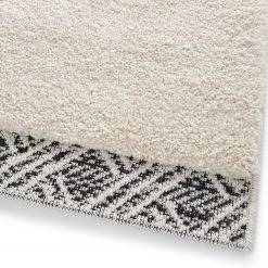 Top Square Tapis Emily - Fibres synthétiques - Blanc / Noir -Tapis Soldes Boutique 1000272984 210707 10241200846 DETAILS P000000001000272984