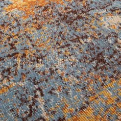 Top Square Tapis Recycle II - Fibres synthétiques - Multicolore / Bleu / Jaune -Tapis Soldes Boutique 1000272998 210707 10213100634 DETAILS P000000001000272998