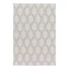 Top Square Tapis intérieur / extérieur Rabel IV - Fibres synthétiques - Gris lumineux