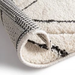 Top Square Tapis La Bocca - Fibres synthétiques - Blanc / Noir 11 Top Square Tapis La Bocca - Fibres synthétiques - Blanc / Noir -Tapis Soldes Boutique 1000273003 210707 10214100646 DETAILS P000000001000273003
