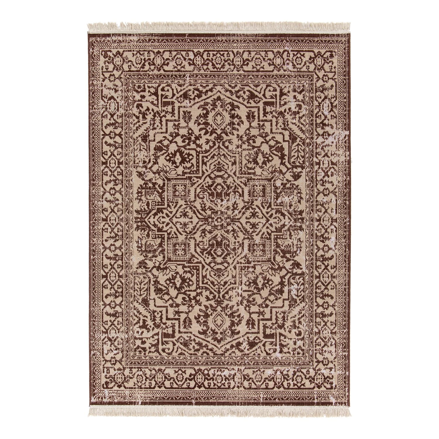Top Square Tapis Save II - Fibres synthétiques - Beige / Marron 3 Top Square Tapis Save II - Fibres synthétiques - Beige / Marron