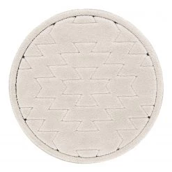 Top Square Tapis Lubec - Fibres synthétiques - Blanc