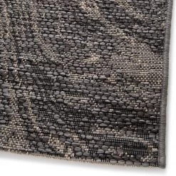 Top Square Tapis intérieur / extérieur Strauss - Fibres synthétiques - Noir / Gris - 120 x 170 cm -Tapis Soldes Boutique 1000273018 210707 10245200951 DETAILS P000000001000273018