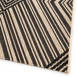 Top Square Tapis intérieur / extérieur Statesville - Fibres synthétiques - Beige / Noir 10 Top Square Tapis intérieur / extérieur Statesville - Fibres synthétiques - Beige / Noir -Tapis Soldes Boutique 1000273021 210707 10220100670 DETAILS P000000001000273021