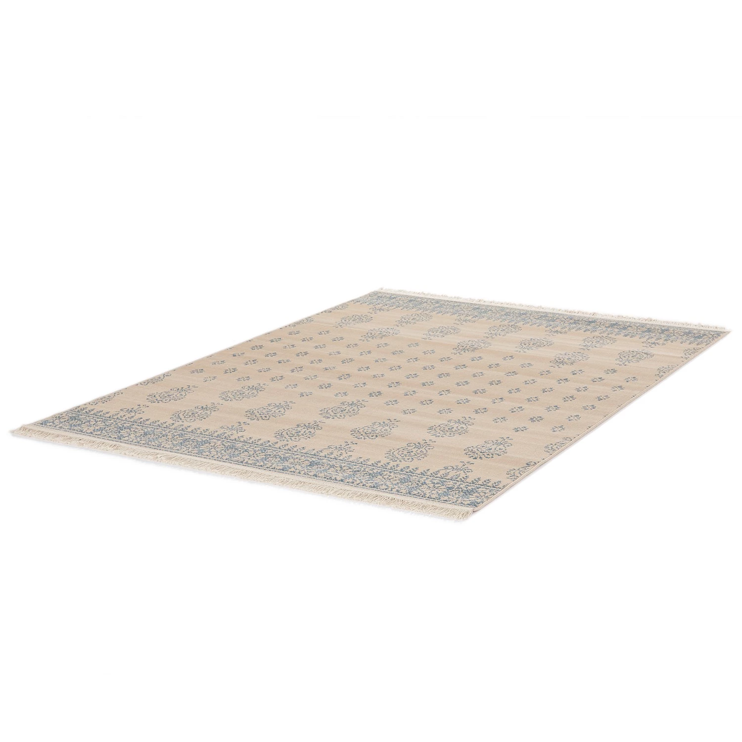 Top Square Tapis Guarda I - Fibres synthétiques - Beige / Bleu - 120 x 170 cm 4 Top Square Tapis Guarda I - Fibres synthétiques - Beige / Bleu - 120 x 170 cm – Image 2