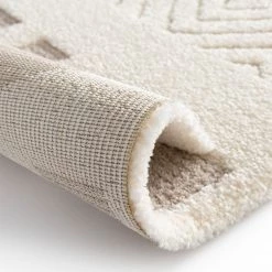 Top Square Tapis Calipso I - Fibres synthétiques - Blanc / Gris -Tapis Soldes Boutique 1000273050 210707 10225300740 DETAILS P000000001000273050