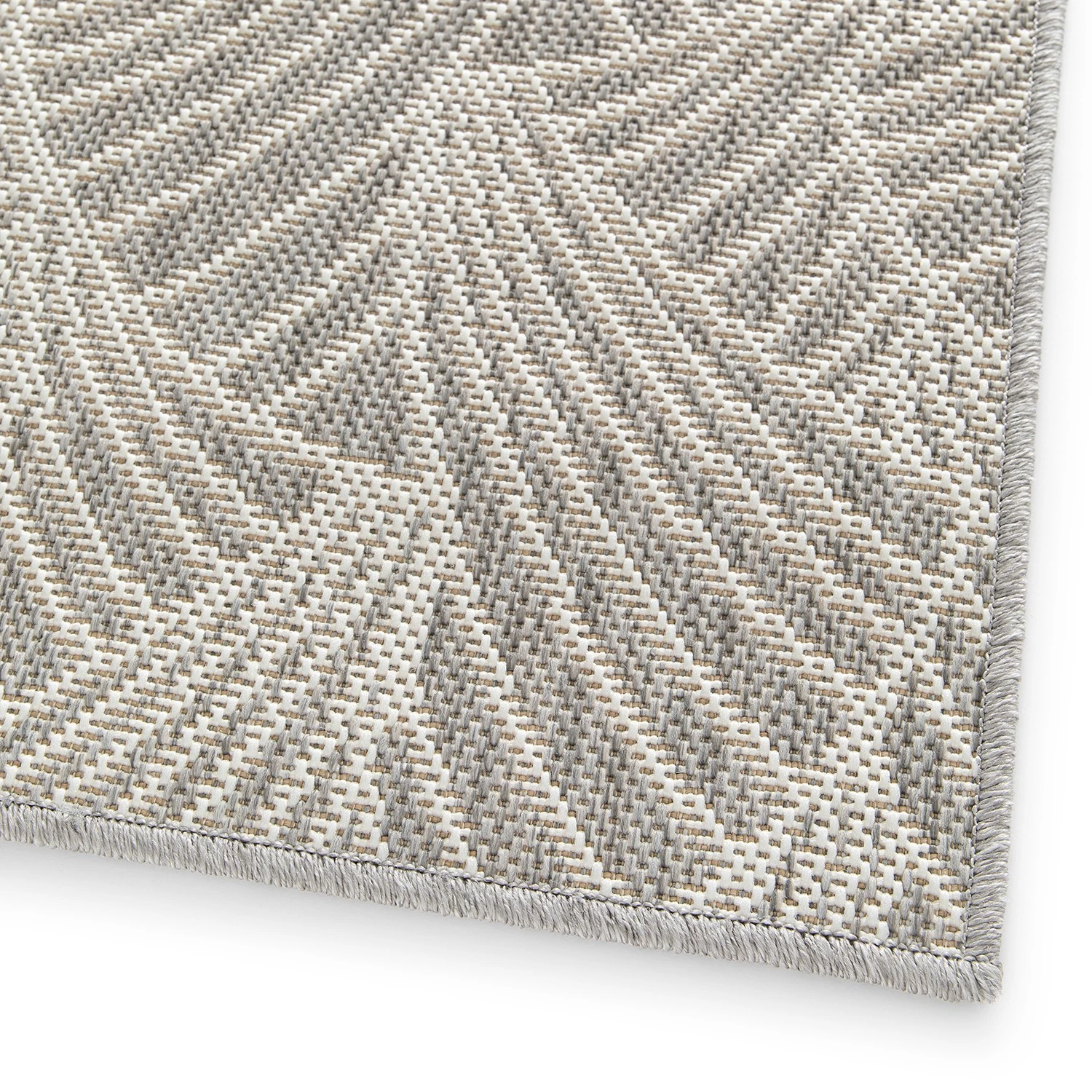 Top Square Tapis intérieur / extérieur Rebel II - Fibres synthétiques - Gris 5 Top Square Tapis intérieur / extérieur Rebel II - Fibres synthétiques - Gris – Image 3