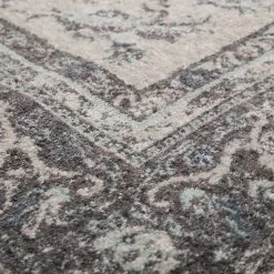 Wecon Home Tapis Oxford I - Polyester - Turquoise - 120 x 170 cm -Tapis Soldes Boutique 1000274958 210624 06170700236 DETAILS P000000001000274958