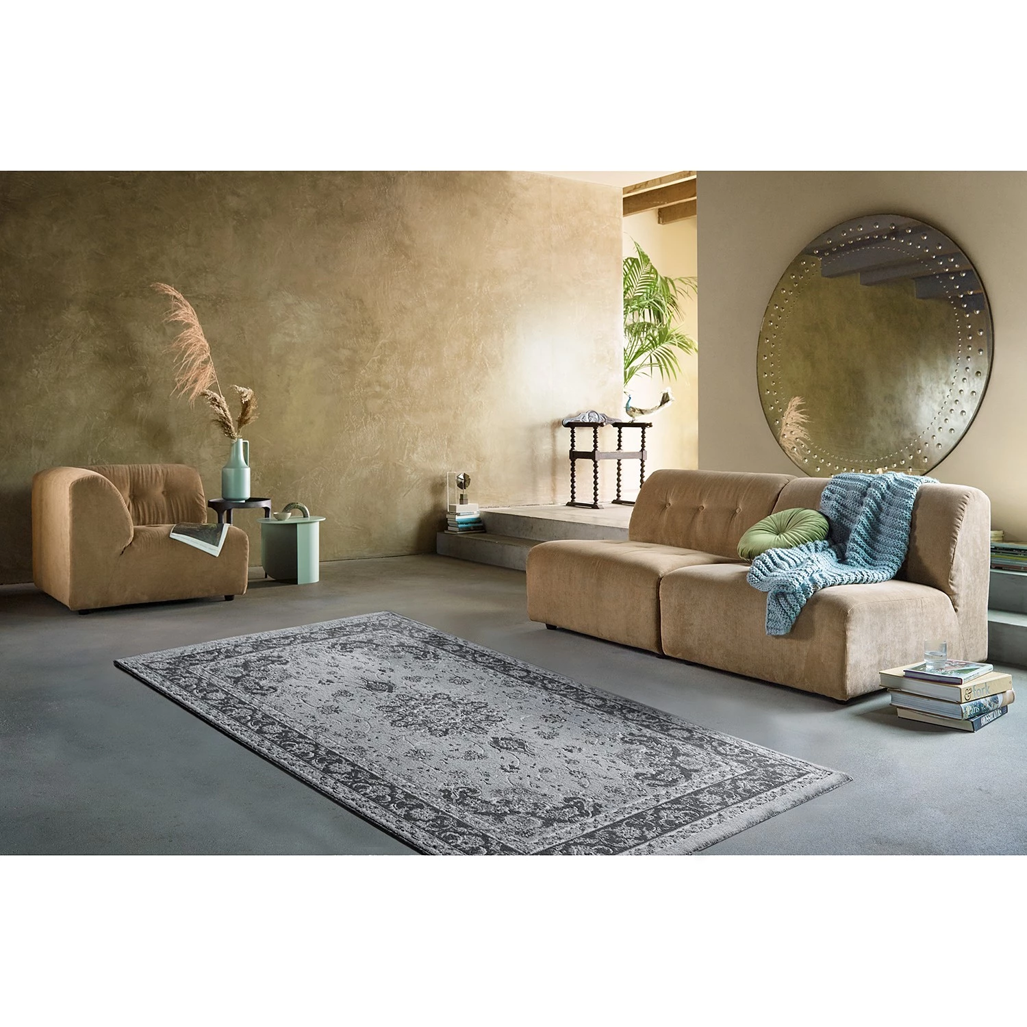 Wecon Home Tapis Bristol - Polyester - Anthracite 4 Wecon Home Tapis Bristol - Polyester - Anthracite – Image 2