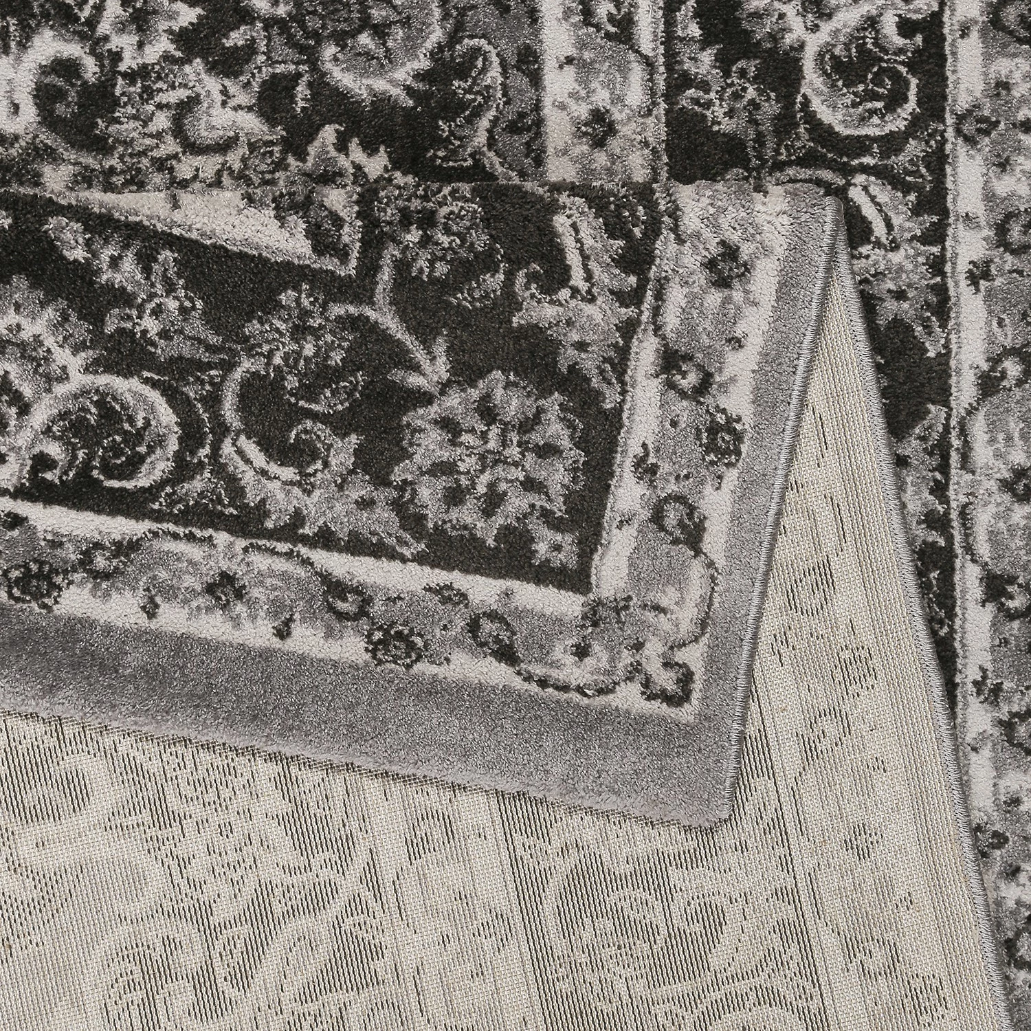 Wecon Home Tapis Bristol - Polyester - Anthracite 7 Wecon Home Tapis Bristol - Polyester - Anthracite – Image 5