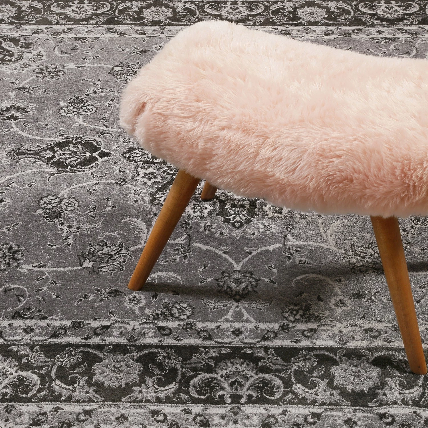 Wecon Home Tapis Bristol - Polyester - Anthracite 10 Wecon Home Tapis Bristol - Polyester - Anthracite – Image 8