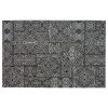 Top Square Tapis épais Renna - Polyester / Coton - Noir / Blanc -Tapis Soldes Boutique 1000275314 210624 13520700004 IMAGE P000000001000275314