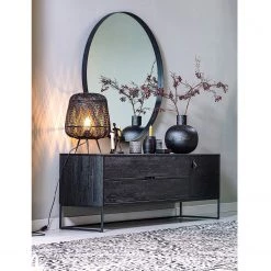 Top Square Tapis épais Renna - Polyester / Coton - Noir / Blanc -Tapis Soldes Boutique 1000275314 210624 13520700005 MOOD DETAILS P000000001000275314 mood