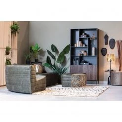 Top Square Tapis épais Nando - Polyester / Coton - Blanc cassé -Tapis Soldes Boutique 1000275324 210624 13520800023 MOOD DETAILS P000000001000275324 mood