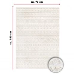 Luxor living Tapis en laine Hägga - Laine - Crème - 70 x 140 cm -Tapis Soldes Boutique 1000282569 220616 500 SKETCH DETAILS P000000001000282569 sketch